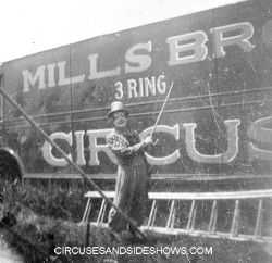 Mills Circus Clown