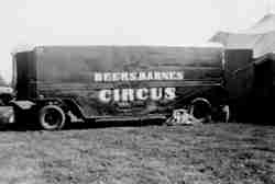 Beers and Barnes Circus show truck