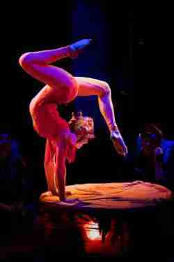 Circus Smirkus contortionist