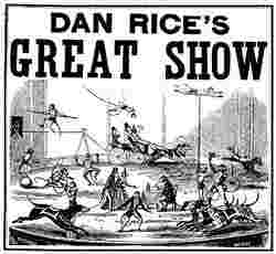 Dan Rice Circus Poster