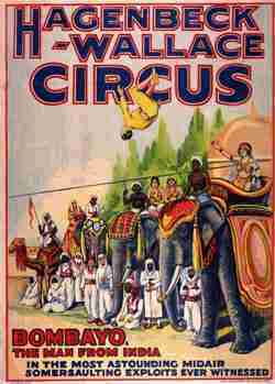 Hagenbeck Wallace Circus Poster