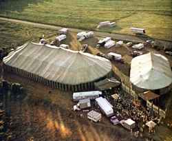Hoxie Bros Circus aerial view 2
