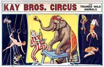 Kay Bros Circus Poster