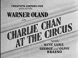 Charlie Chan At The Circus (1936)