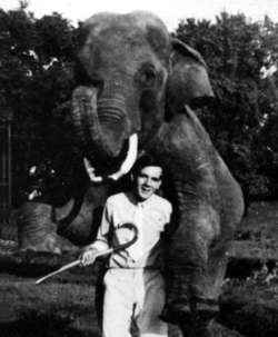 Roger Boyd and Nemo Elephant